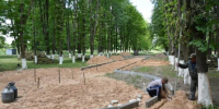 В брянском посёлке Красная Гора ремонтируют горпарк по нацпроекту - Газета Маяк