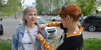 Рассказываем жителям Новозыбковского округа об истории георгиевской ленточки - Газета Маяк